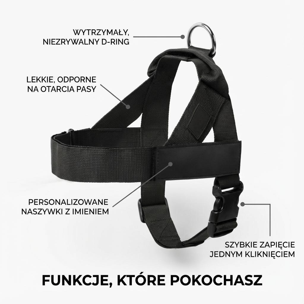 Psi Komfort Pro™ –  Spacer bez ciągnięcia