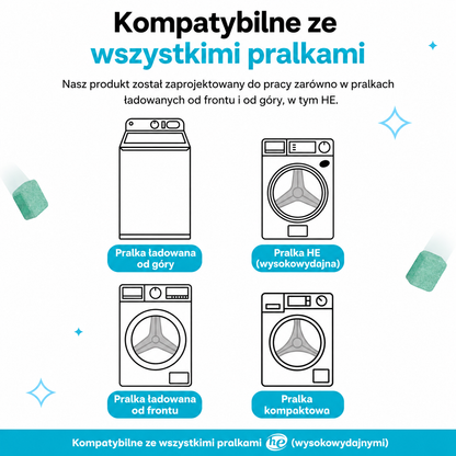 PureWash - Tabletki czyszczące do pralki